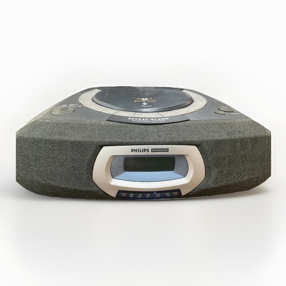 Phillips Magnavox Gentle Wake Stereo CD Alarm Clock Radio - AJ3935 - Tested